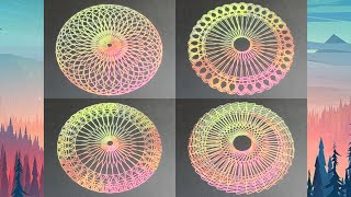 Morning Dawn Spirograph Designs - Which One is Your Favorite | by HY #spirograph #art #asmr #viral