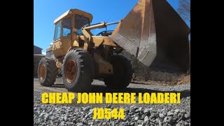 Buying the cheapest John Deere wheel loader JD544