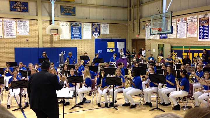 Jupiter Middle School plays Semper Fidelis