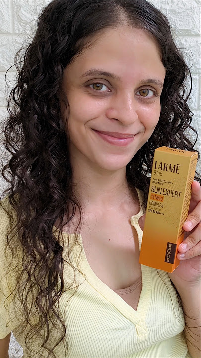 *NEW* Lakme Sun Expert 1% Nia-C Aqua Sun Gel Sunscreen SPF 50 PA     ☀️ #shorts #sunscreen #skincare