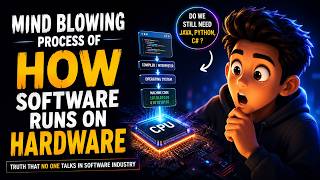Mind Blowing Technology 🤯 | How Software Runs on Hardware | From Code to CPU Explained ✅