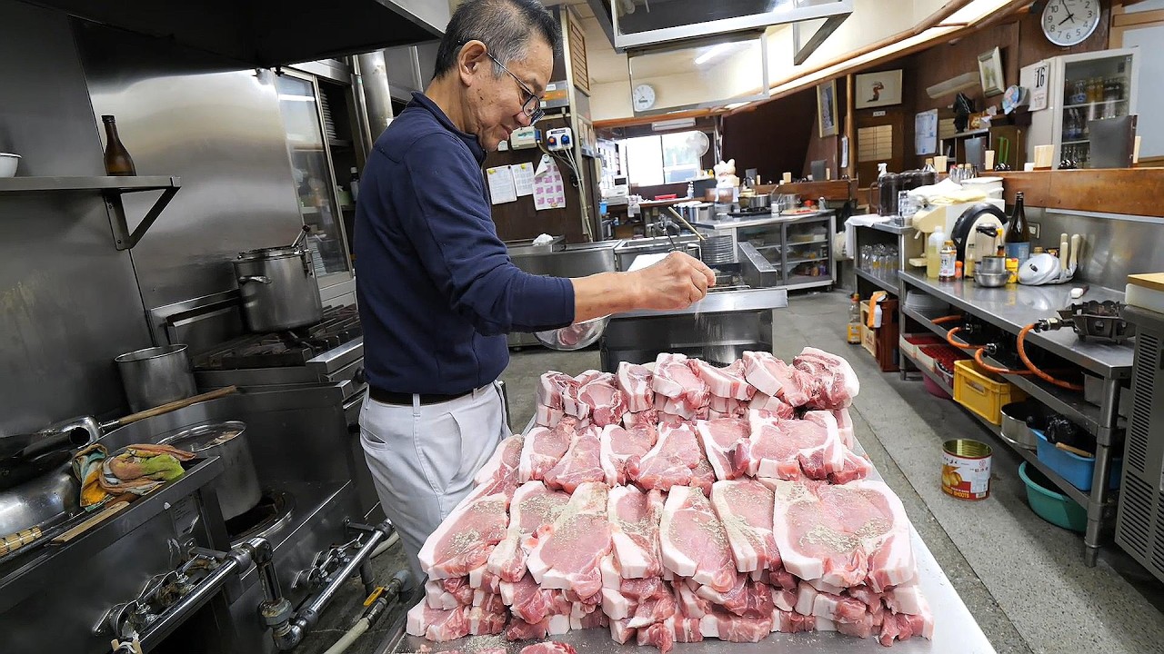 ３００ｇ越えのトンカツ】破壊的ボリュームとんかつ店の1日に密着取材