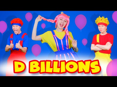 Learn 1, 2, 3, 4, 5, 6 with Balloons | D Billions Kids Songs