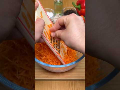 Всего 4 основных ингредиента❗️Ну Очень Вкусный Салат Обжорка❗️ #рецепт #еда #cooking #shorts