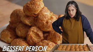 Claire Saffitz Makes Cheese Puffs / Pâte à Choux Part 1 | Dessert Person