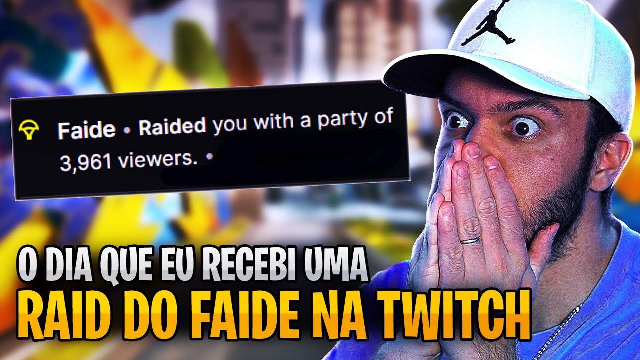 Faide Kd Minha Reação Quando o @Faide ME DEU UMA RAID com 4 MIL PESSOAS ...