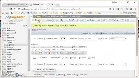 Relational Databases #1   mySQL phpMyAdmin   YouTube