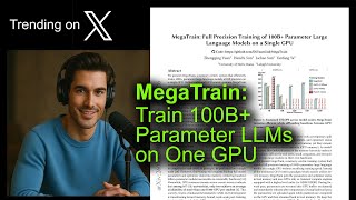 MegaTrain: Train 100B+ Parameter LLMs on One GPU