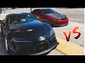 Mk5 Supra VS E90 M3!