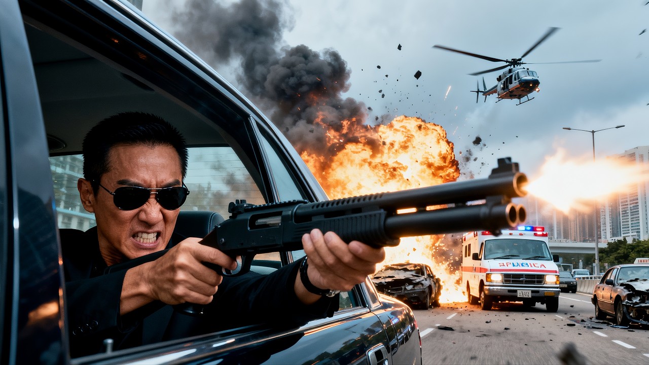 Захватывающий криминальный фильм: грабителей жестоко останавливает разъярённая полиция