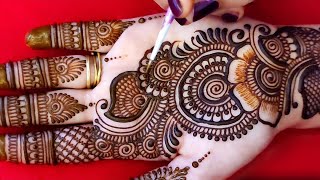 Beautiful front hand mehndi design | easy mehndi design | mehndi ka design | mehndi design.