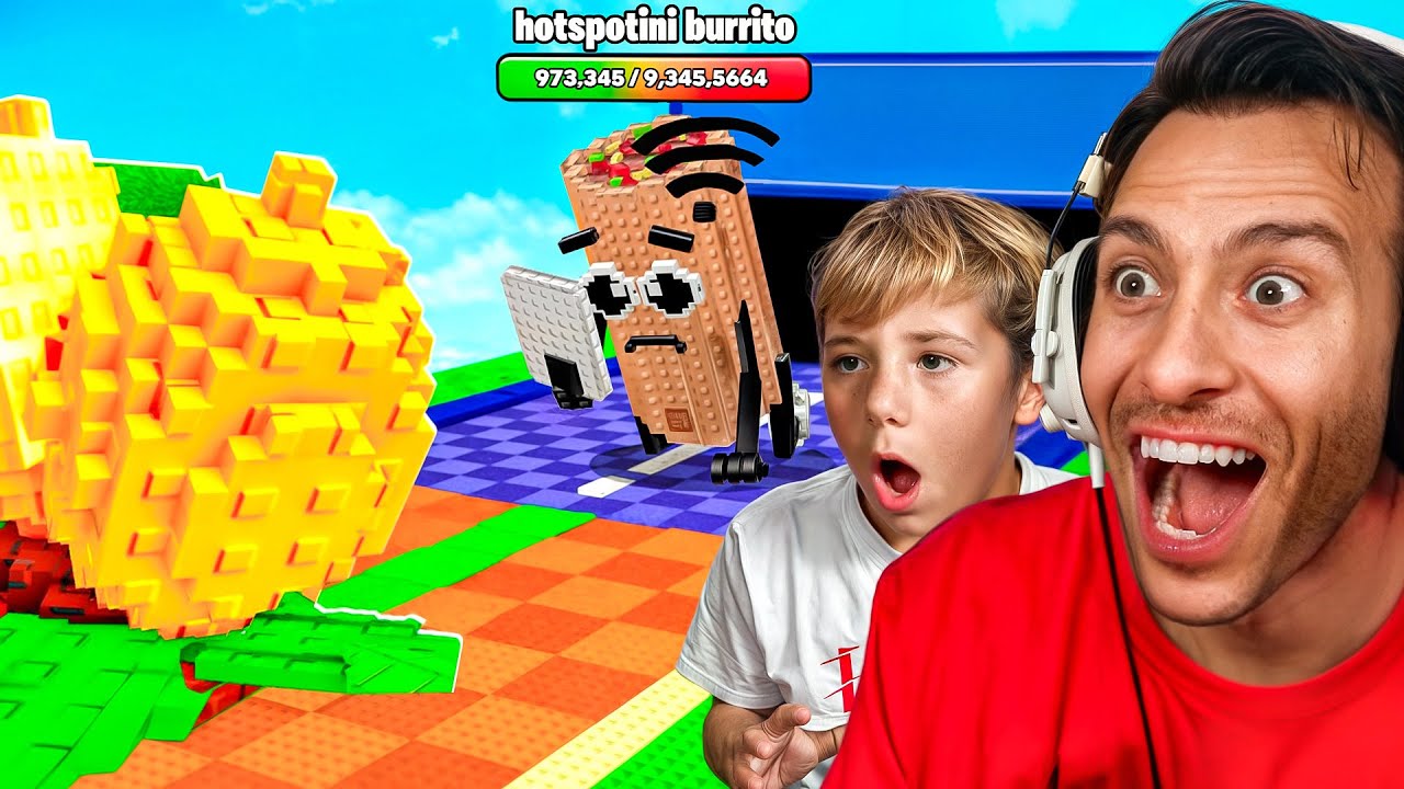 PLANTS VS BRAINROTS ΜΕ ΤΟΝ 7 ΧΡΟΝΟ ΑΝΗΨΙΟ ΜΟΥ ΣΤΟ ROBLOX !!!