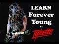 Capture de la vidéo Riff Raff With Chris Green 'Forever Young' By Tyketto Guitar Breakdown.