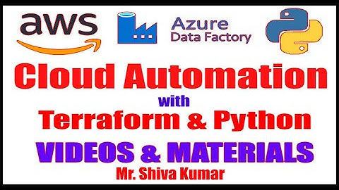 Cloud Automation with Terraform & Python Videos and Materials by Shiva Kumar