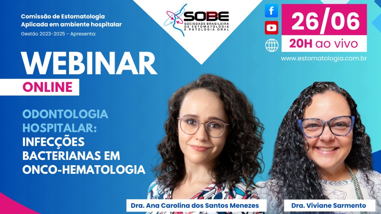 WEBINAR SOBEP -  INFEC&Ccedil;&Otilde;ES BACTERIANAS EM ONCO-HEMATOLOGIA