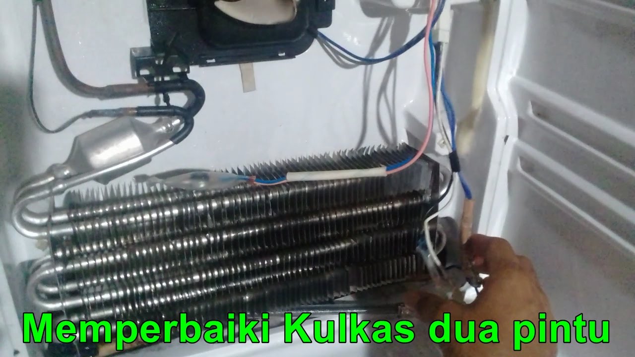 cara memperbaiki Kulkas dua pintu YouTube