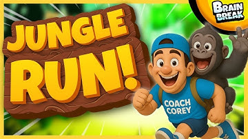 🟩 The Jungle Run 🟩 Brain Break 🟩 Brain Breaks for Kids 🟩 Danny Go Inspired