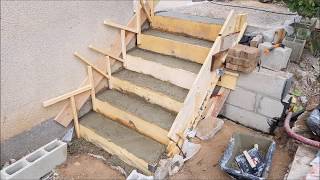 Faire un escalier en beton