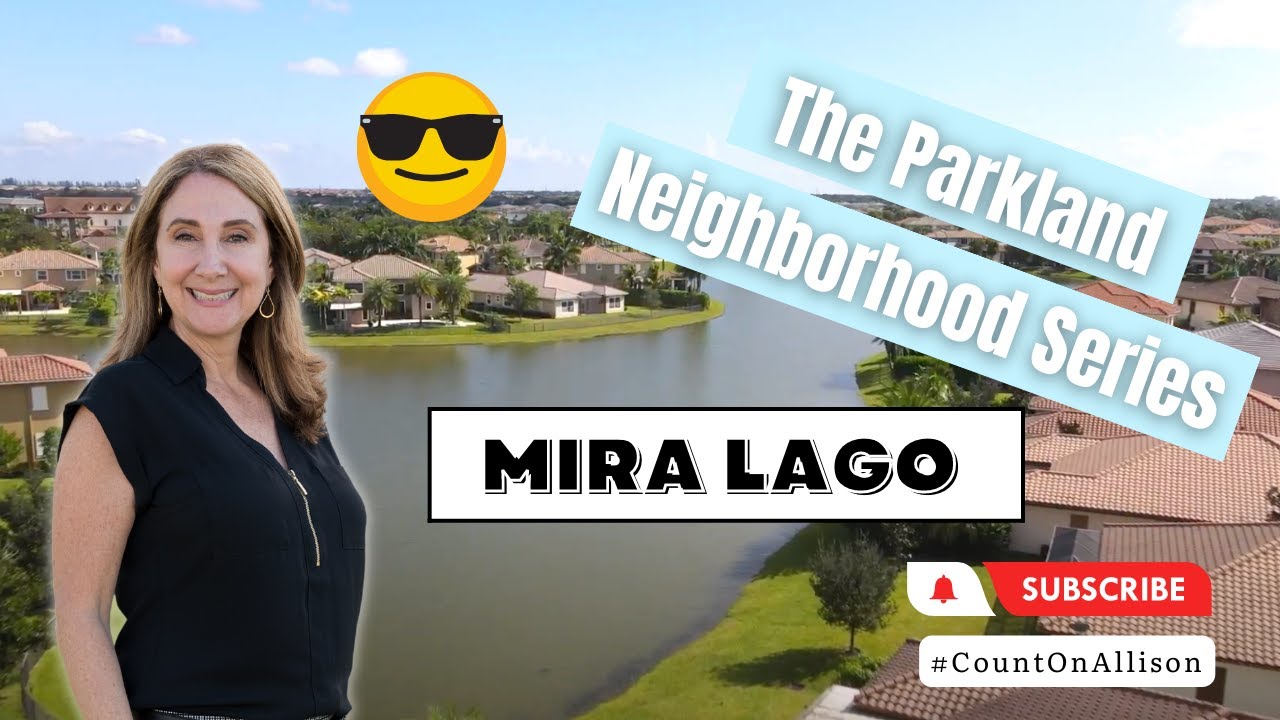 Come Tour the Neighborhood of MiraLago at Parkland with Me!