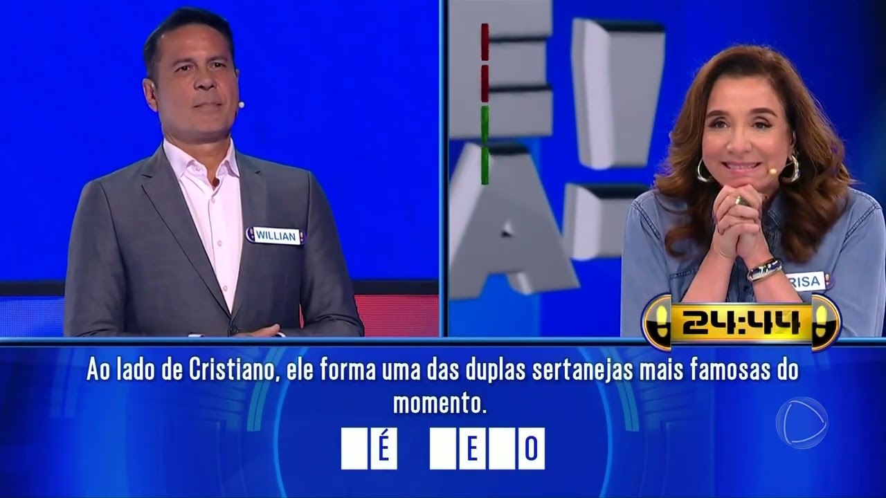 ACERTE OU CAIA: Marisa Orth e Willian disputam liderança