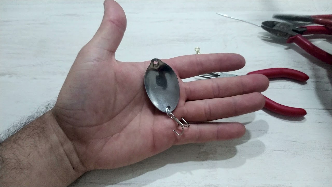 Señuelos caseros con cuchara