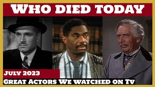 4 Famous Celebrities Who Died Today 11Th July - Remembering Big Stars - 2023