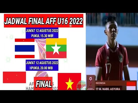 Live Indosiar | jadwal Final Indonesia vs Vietnam AFF u16 2022//Preview semifinal