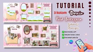 Cara Membuat Feed Ig/ Carousell di Aplikasi Canva || Desain Aestetic Canva ✨
