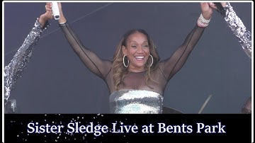Sister Sledge featuring Kathy Sledge sings WE ARE FAMILY live at Bents Parks July 2024
