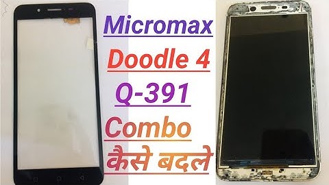 Micromax Canvas Doodle 4 Combo Change|How to Remove Micromax Q391 Folder Display