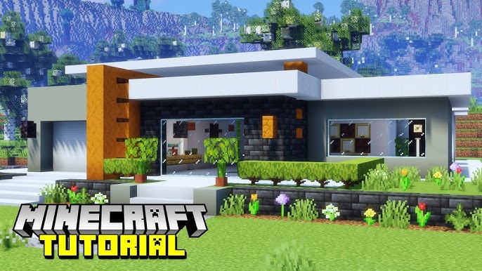 🏡 Minecraft, How to Make a MODERN HOUSE for SURVIVAL, LGDC Ep.7