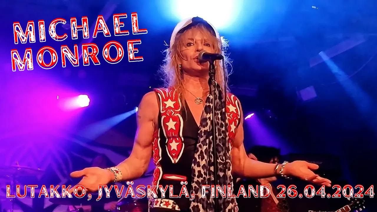 ☆ Michael Monroe - Don't You Ever Leave Me @ Lutakko, Jyväskylä, Finland 26.04.2024 ☆