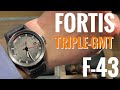 Fortis Flieger F-43 Triple GMT Titan Orange | Review | F4260003 | Olfert&amp;Co