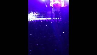 WWE Tour, Manchester 12.04.2015- Jimmy Uso Entrance