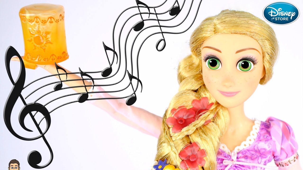 Disney Princess Rapunzel Doll, singing Rapunzel Doll with Glowing Hair & Music