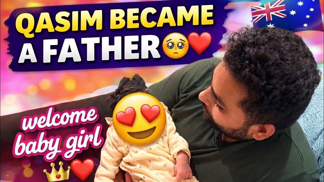 QASIM BECAME FATHER😍❤️😍 | MEETING QASIM’s NEWBORN BABYGIRL 👧| VLOG