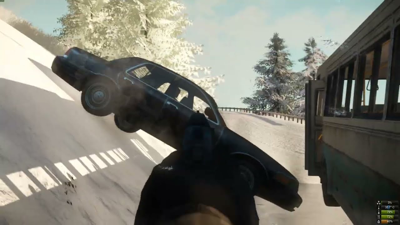 Miscreated en español. El bus.