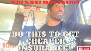 How to get cheaper COMMERCIAL INSURANCE for your BOX TRUCK BUSINESS!!💰🚚🔑