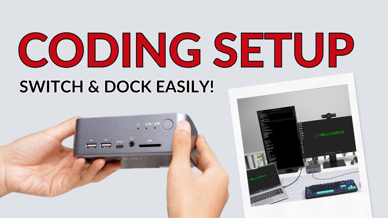 KVM switch and docking solution for your dual-screen coding setup ...