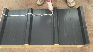 Custom insulated sandwich panel samples are provided for project evaluation.