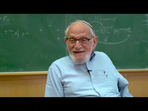 HUJI Bites: Prof. Hillel Furstenberg, Einstein Institute of Mathematics, 2020 Abel Prize Winner