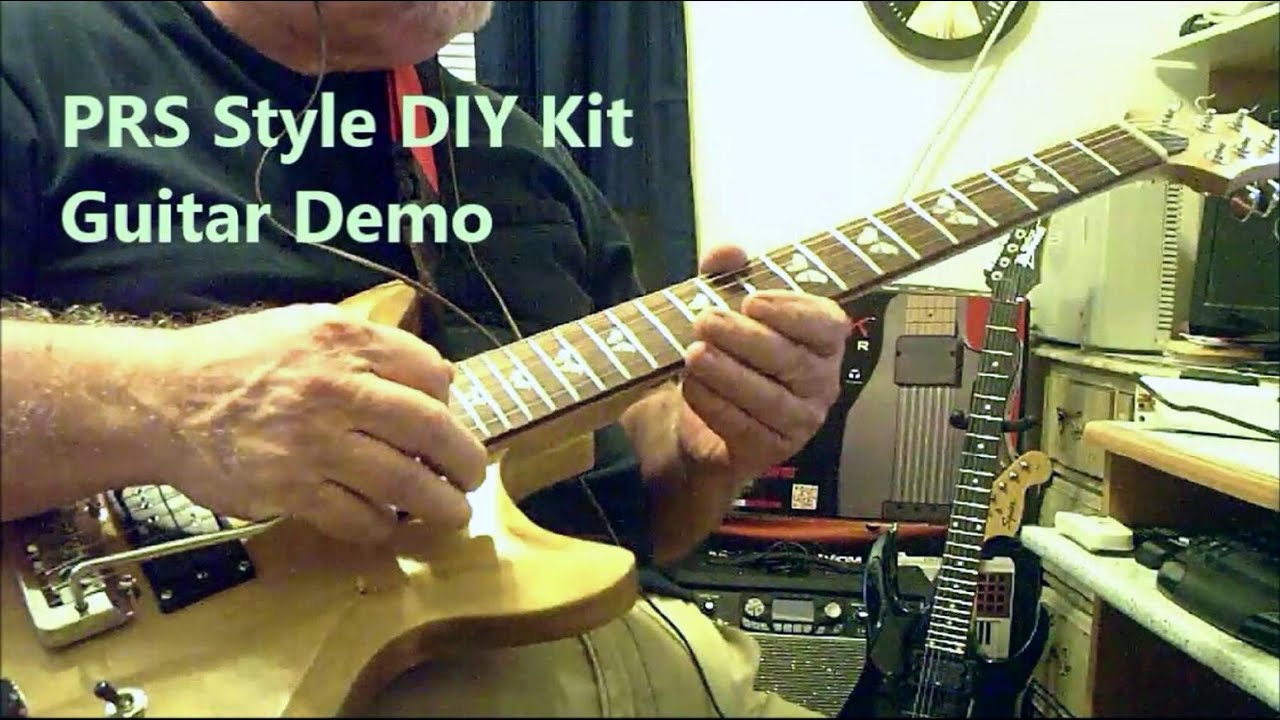 Prs Style DIY Kit Guitar Demo - YouTube