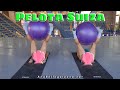 Abdominales Con Pelota Suiza | @Anabella Galeano ft. Yunieth