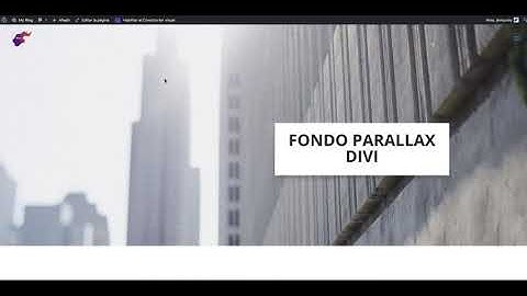 Parallax divi: AÑADIR COLOR AL EFECTO DE PARALLAX EN DIVI 🔥