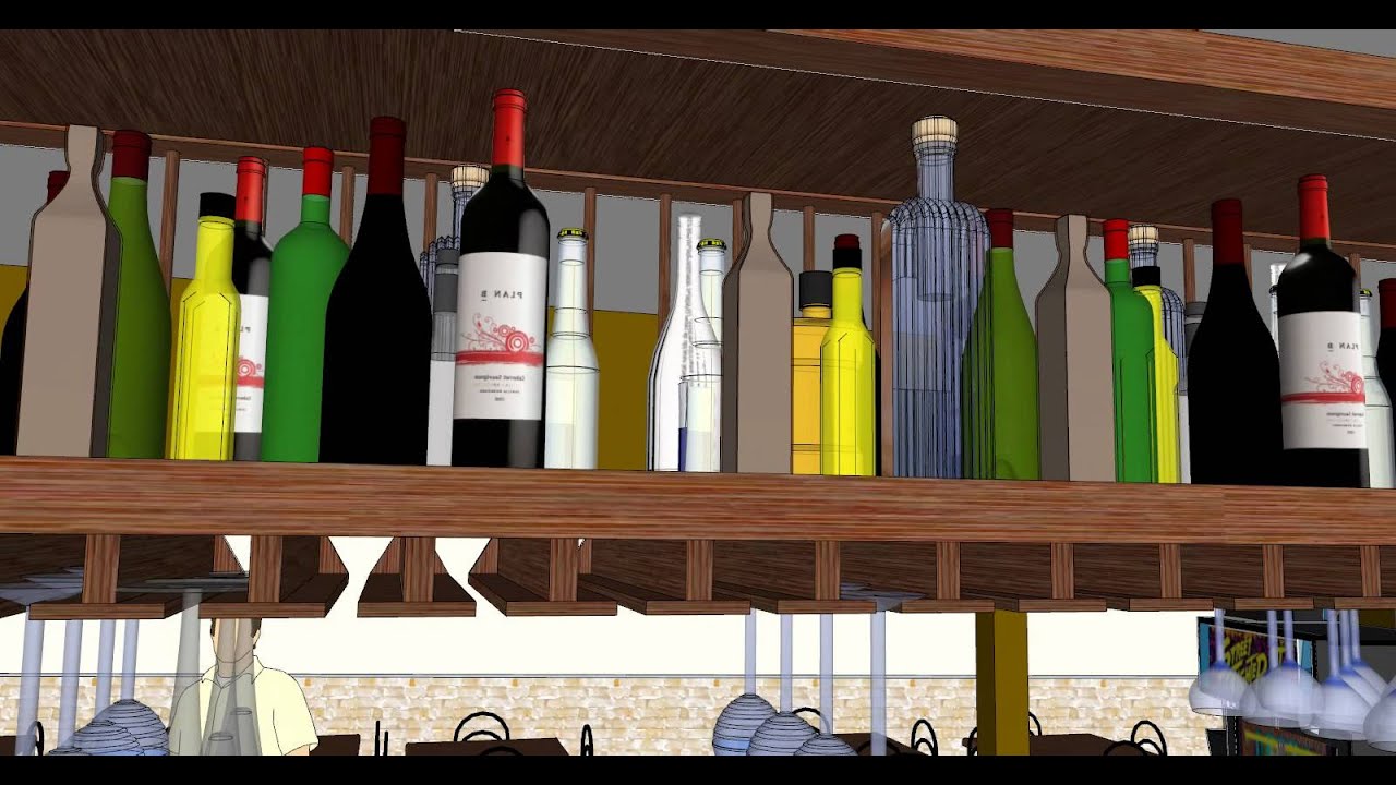 Mueble botellero bar carpinteria santa clara youtube Diseño muebles cocina con repisa