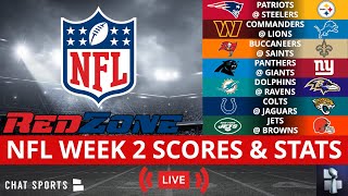 NFL RedZone Live Streaming Scoreboard | NFL Week 2 Scores, Highlights, Stats, News & Analysis