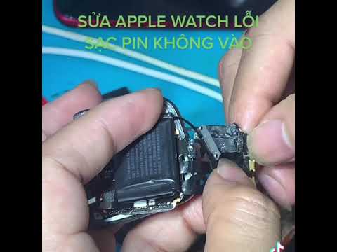 Video SỬA APPLE WATCH SẠC PIN KHÔNG VÀO NÓNG MÁY. - youtube