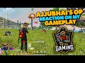 Ajjubhai's Amazing Reaction On My Gameplay || Free Fire || Desi Gamers