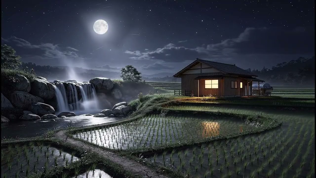 Calming Night 🌑 Healing of Stress,Anxiety and Depressive States,Relaxing ,Nighttime Sleep Time 13