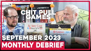 Chit Pull Games | Monthly Debrief S3E9 | September 2023 | The Players' Aid